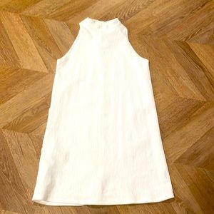 MNG Mango white mockneck dress